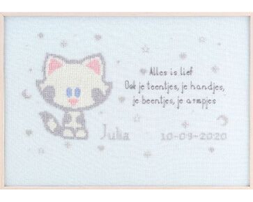 Woezel en Pip buurpoes borduurpakket - Pako telpatroon | HobbyGigant