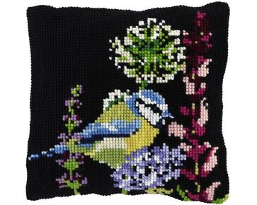 Pimpelmees borduurkussen - Pako borduurpakket | HobbyGigant