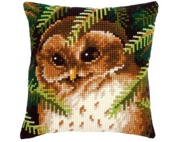 Kerkuil borduurkussen - Vervaco borduurpakket | HobbyGigant