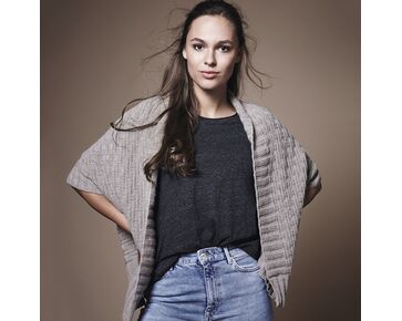 Shrug damesvest breien - breipakket