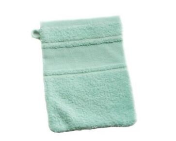 Washand mint met borduurrand | HobbyGigant