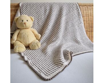 Babydeken haken van 100% merino Hobby Gigant haakpakket