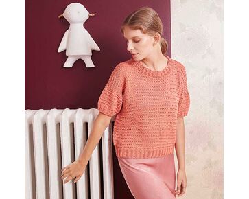 Zomer dames top breien - Lang Yarns breipakket | hobbygigant.nl