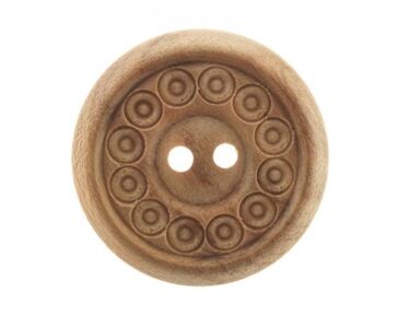 Houten knopen 20 mm  5 stuks - 3051 Deknofa | HobbyGigant