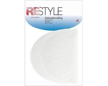 Schoudervulling dun wit- Restyle 2 stuks | hobbygigant.nl
