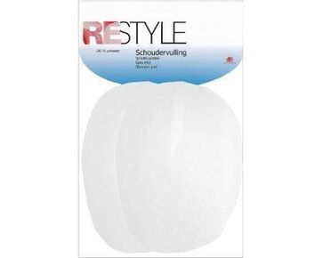 Schoudervulling raglan wit- Restyle 2 stuks | hobbygigant.nl
