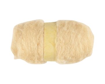 Gekaarde viltwol ecru | hobbygigant.nl