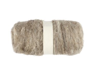 Gekaarde viltwol naturel | hobbygigant.nl