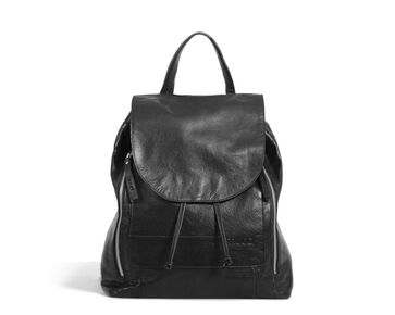 Muud rugtas Gimo zwart - Leren rugzak | hobbygigant.nl