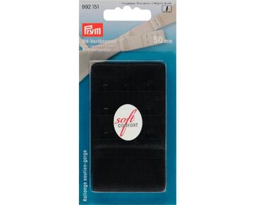 BH-verlengstuk Soft comfort zwart 50 mm - Prym | HobbyGigant