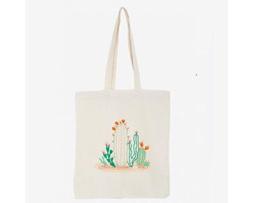 Tas Cactus borduren - DMC pakket inclusief  borduurpatroon | hobbygigant.nl