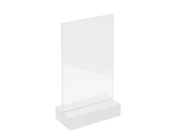 Houten standaard Wit met dubbele acrylplaat 10 x 15 cm Rico Design | HobbyGigant