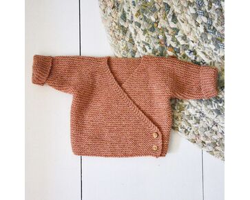 Baby overslag vestje breien - Fonty Tartan 3 breipakket | hobbygigant.nl