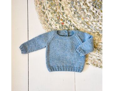 Babytruitje breien met raglan mouwtjes - Fonty Tartan 3 breipakket | hobbygigant.nl