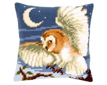 Uil borduurkussen - Kussenpakket Vervaco | HobbyGigant