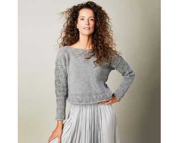 Ajour dames trui breien - Lamana Como breipakket