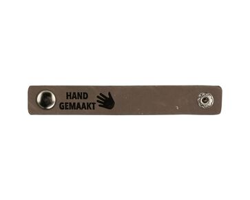 2 Leren labels 'Hand gemaakt' 003 - Durable | HobbyGigant