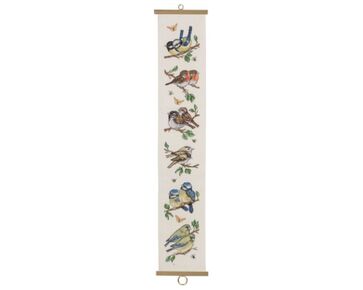 Wandhanger Vogels borduurpakket - Permin Scandinavian art needlework telpatroon | HobbyGigant
