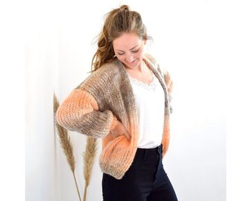 Dames vest Sarah breien - Borgo de Pazzi Kid Mohair breipakket | hobbygigant.nl
