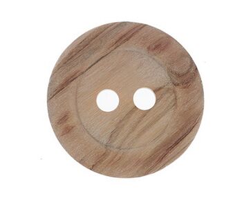 Houten knopen  34 mm 2 stuks - 2596 Deknofa | HobbyGigant