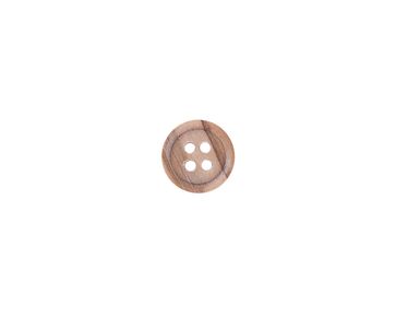 Houten knopen 12 mm 5 stuks - 4667 Deknofa | HobbyGigant