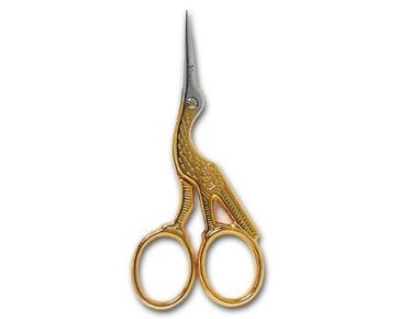 Ooievaar schaartje klein - Borduurschaartje Hemline | HobbyGigant