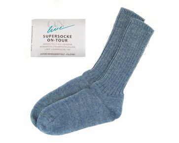 Merino sokken - ONline - Licht Blauw | HobbyGigant