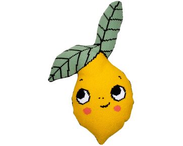 Citroen vorm borduurkussen - Vervaco borduurpakket | HobbyGigant