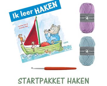 Startpakket haken - haken voor beginners en kinderen