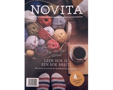 Leren sokken breien - Novita flyer met uitleg | hobbygigant.nl