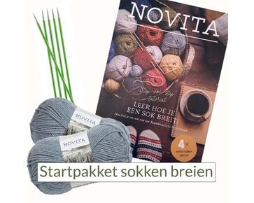 Startpakket sokken breien - Novita 7 Veljestä breipakket | hobbygigant.nl