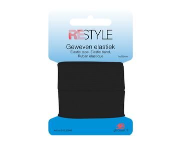 Geweven elastiek 000 1m - 25mm Restyle | HobbyGigant