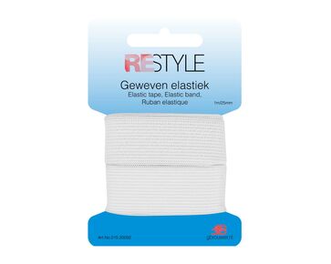 Geweven elastiek 009 1m - 25mm Restyle | HobbyGigant