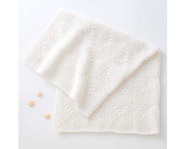 Granny square babydeken haken - Lana Grossa Ecopuno haakpakket | hobbygigant.nl