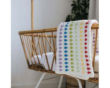 Babydeken haken voor de wieg haken - Durable Cosy Fine haakpakket | hobbyigant.nl