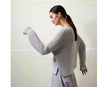 Amira damestrui in ribbelsteek breien - Lang Yarns Amira breipakket | hobbygigant.nl