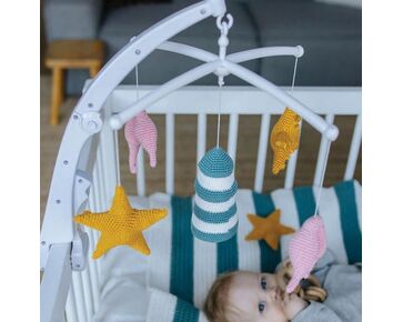Babymobiel Zeezicht haken - Durable Coral haakpakket | hobbygigant.nl
