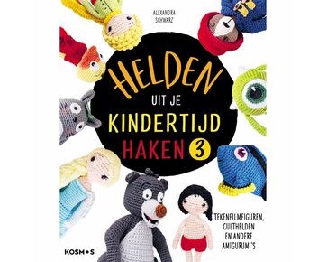 Helden uit je kindertijd haken 3 - Haakboek Alexandra Schwarz | HobbyGigant