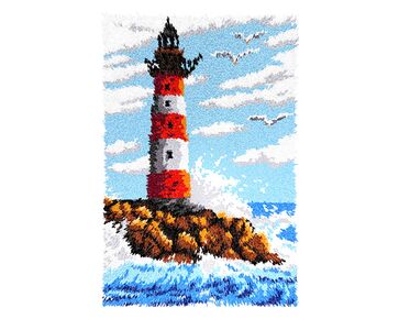 Vuurtoren knooptapijt - Orchidea Knooppakket | smyrna knopen | hobbygigant.nl