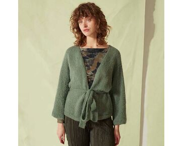 Alpaca wikkelvest breien - Lang Yarns Suri Alpaca breipakket | hobbygigant.nl