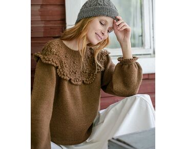 Damestrui Iltarusko met ronde pas breien - Novita 7 Veljestä breipakket | hobbygigant.nl