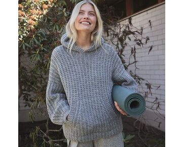 Hoodie trui Rento breien - Novita Isoveli breipakket | hobbyigant.nl