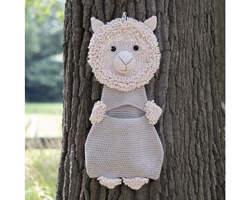 Alpaca opbergzak haken - FairMade haakpakket | hobbygigant.nl