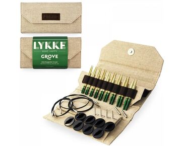 Lykke Grove verwisselbare rondbreinaalden set 7,5 cm (3,5") beige | Lykke rondbreinaalden sets | hobbygigant.nl