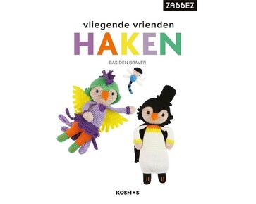 Vliegende vrienden haken - Bas den Braver | knuffels en amigurumi | hobbygigant.nl