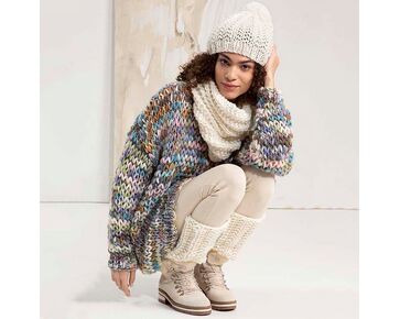 Oversized trui breien - Lang Yarns Bold Color breipakket | hobbygigant.nl