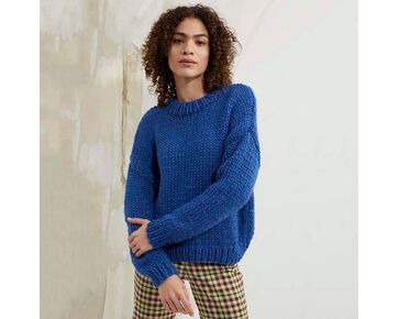 Effen damestrui breien - Lang Yarns Bold breipakket | hobbygigant.nl