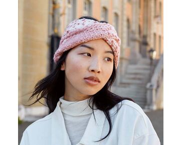 Hoofdband breien - Lang Yarns Snowflake breipakket