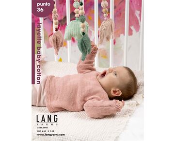 Punto 36 Layette Baby Cotton - Lang Yarns baby breiboek | baby breipatronen | hobbygigant.nl