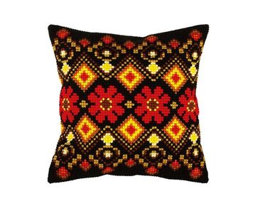 Vintage borduurkussen - borduurpakket Orchidea | borduurpakketten | hobbygigant.nl